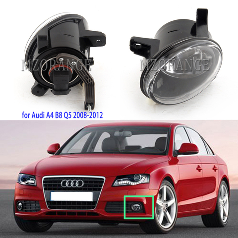 Luces de niebla faros antiniebla para Audi A4 B8 Q5 2008-2012 Luz de niebla faros de niebla DRL faro halógeno lámpara de niebla faros antiniebla 8t0 941 B 699 ► Foto 1/6