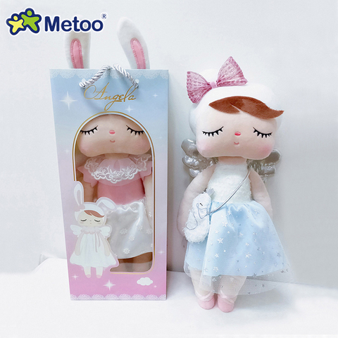 Metoo-muñecos de peluche originales para niñas, conejo, Ángel, Angela ► Foto 1/6