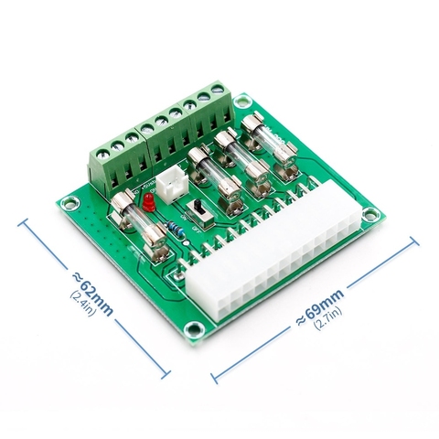 Placa adaptadora ATX para ordenador de escritorio, toma de corriente ATX, toma de corriente, módulo de cableado ► Foto 1/6