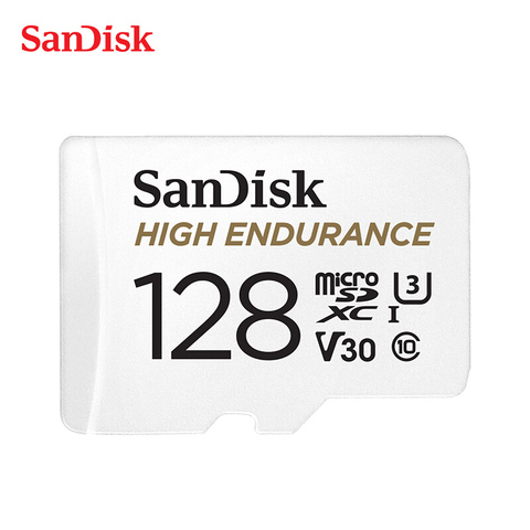 SanDisk-tarjeta de memoria microSD de alta resistencia, 64GB, 128GB, hasta 100 M/s, 32GB, 256GB, MicroSDXC, VideoSpeed U3, V30, HD, 4K ► Foto 1/6