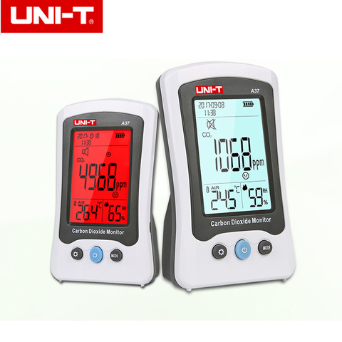 UNI-T A37 Digital dióxido de carbono Detector láser Monitor de calidad del aire de vigilancia de CO2 medidor de detección de CO2 de detección ► Foto 1/6