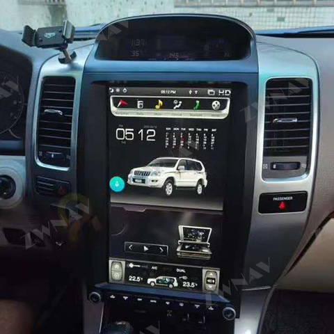 13,6 ”Android 9 4 + 64G para Lexus GX470/Toyota Land Cruiser Prado 2002 + Tesla IPS DSP coche reproductor Multimedia GPS Navi Radio Estéreo ► Foto 1/6