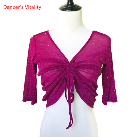 Tops para danza del vientre, ropa de Baile Oriental Sexy para principiantes, ropa de práctica de verano ► Foto 1/4