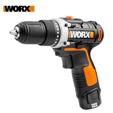 Worx-taladro eléctrico de 12V WX128.1, destornillador inalámbrico, Mini taladro de mano, herramientas eléctricas para el hogar, recargable ► Foto 1/6