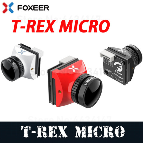 Foxeer T-REX Micro 1500TVL Cámara Super WDR 4:3 16:9 PAL/NTSC conmutable completa tiempo Cámara FPV para FPV Racing Estilo libre ► Foto 1/6