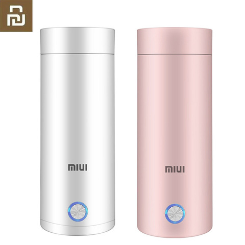 Taza térmica Youpin MIUI tetera eléctrica portátil, caldera de agua de viaje para café, Control de temperatura, hervidor de agua inteligente, 2022 ► Foto 1/6