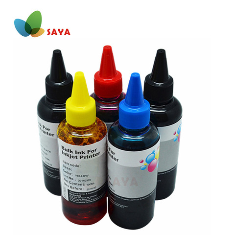 5x100 ml de tinta de la impresora Kit de recarga para Epson Canon HP hermano para Dell de inyección de tinta Kodak Ciss cartucho ► Foto 1/4