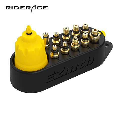 Juego de adaptadores de purga de freno de disco hidráulico Universal para bicicleta, embudo de aceite de Metal de cobre, accesorios para bicicleta Shimano Sram RR7465 ► Foto 1/6