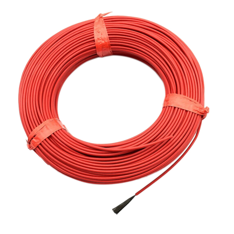 1 rollo 20M 33 12K ohm calefacción infrarroja calefacción suelo sistema de Cable eléctrico 2,0mm Ptfe fibra de carbono alambre Hotline Thickening ► Foto 1/6