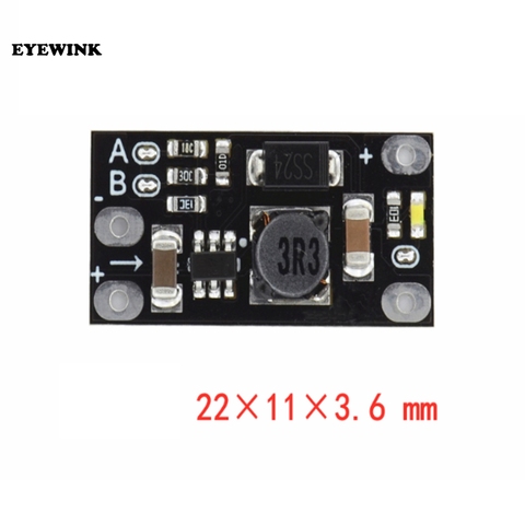 Mini DC-DC elevador de potencia 3V 3,2 V 3,3 V 3,7 V 5V 9V 12V regulador de voltaje módulo de placa PCB puede 5V/ 8V/ 9V 9V ► Foto 1/2