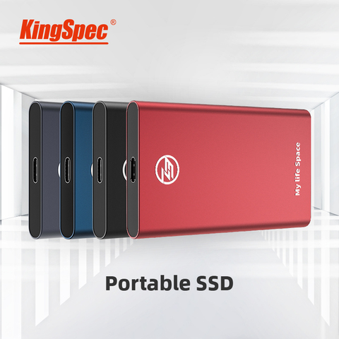 KingSpec-disco duro externo SSD portátil, 240GB, 2TB, 120gb, hdd, 1TB, tipo C, USB3.1, estado sólido, hd, USB3.0, para ordenador portátil ► Foto 1/6