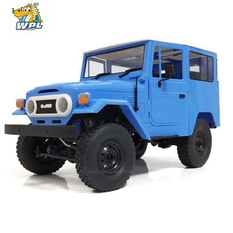 Coche todoterreno teledirigido de Metal WPL C34 RTR 1/16 Toyota FJ40 4WD, coche de escalada con Control remoto, accesorios DIY, juguete para niños ► Foto 1/6