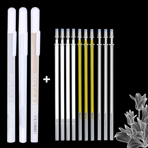 Rotulador de pintura permanente, 11 unidades/lote, 0,7mm, marcador metálico de Graffiti, oro, plata, lápiz blanca, suministros de arte para dibujar ► Foto 1/6
