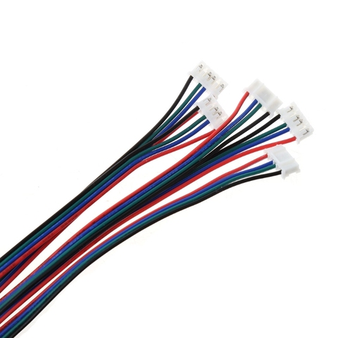 5 uds 1M 4-Pin hembra XH2.54 Cable de extensión de conector para impresora 3D Nema 17 Cable de Motor paso a paso ► Foto 1/6