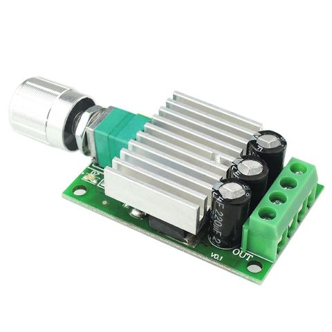 Interruptor regulador de velocidad ajustable 12V 24V 10A PWM controlador de velocidad del Motor de CC ► Foto 1/5