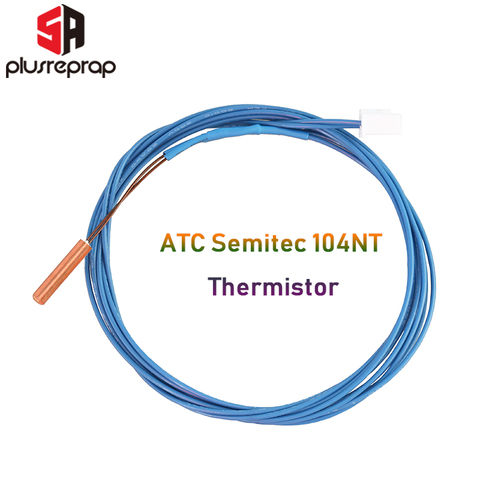 Cartucho termistor ATC Semitec 104GT-2, 104NT-4-16C054RT o NTC 100K 3950, 280 ℃, para cartuchos de V6 y volcán PT100 ► Foto 1/2