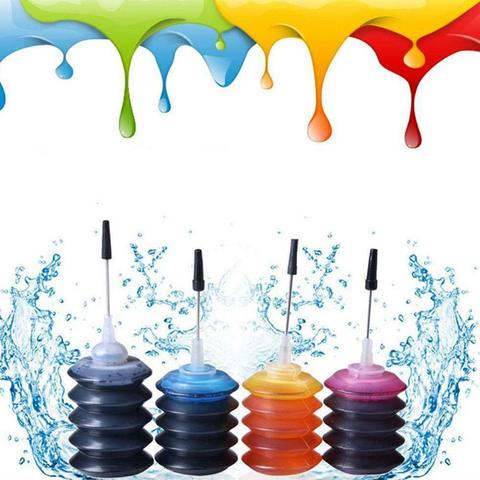 1 Uds Arco Iris negro 30ml recarga Universal de tinta Kit de recarga de tinta de tinte para Hermano para CANON para Epson para impresora de tinta HP ► Foto 1/6