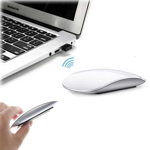 CHYI magia inalámbrica Arc Touch Ultra delgado ratón de la computadora Usb ergonómico óptico PC 2 Mause 3d Slim ratones para Apple Macbook ► Foto 1/6