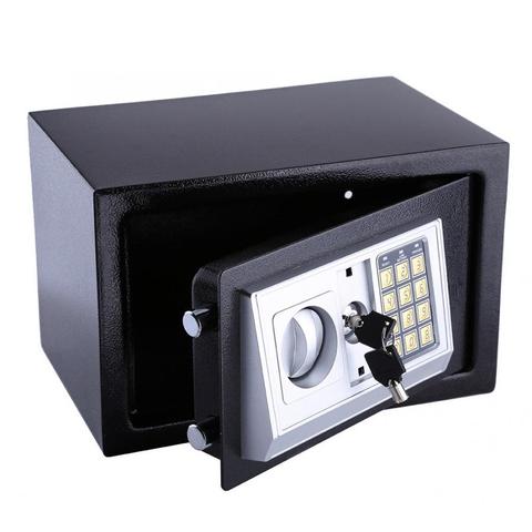 Caja de Seguridad Digital de 8.5L, candado con contraseña electrónica portátil, para depósito en efectivo, joyería, documento, certificado de contrato ► Foto 1/1