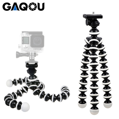 GAQOU M L Size, trípode Flexible, soporte Mini, monopié, trípodes de pulpo para Gopro, cámara Digital, Canon, Nikon, teléfono móvil ► Foto 1/6