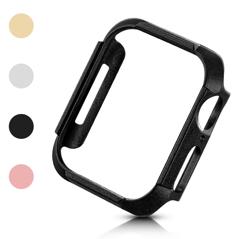 Funda protectora para Apple Watch SE Series 6, 5, 4, 40mm, 44mm, parachoques delgado para iWatch, accesorios de Marco duro, 4 colores ► Foto 1/6