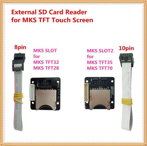 Adaptador de ranura MKS Slot2, ranura externa para tarjeta SD, ranura expansora para impresora 3d MKS TFT35 TFT32 TFT28, pantalla táctil ► Foto 1/6