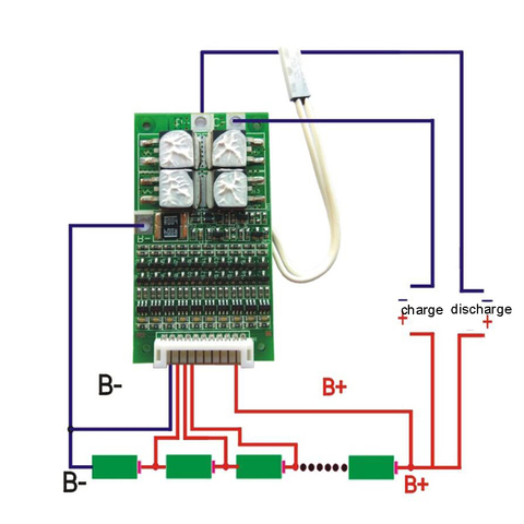 Balancer-Placa de carga de batería de litio, 40A, BMS, 10S, 36V, 18650, protección PCM, 10S, BMS, placa de circuito de carga de equilibrio, KIT DIY ► Foto 1/3