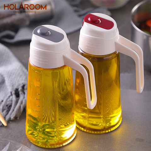 Holaroom-botella de aceite creativa a prueba de fugas, vinagrera, salsa, vinagre, almacenamiento de vino, aceite de oliva, suministros de cocina ► Foto 1/6