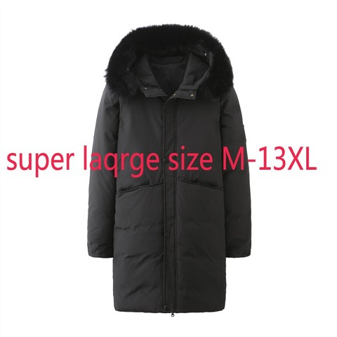 Nueva llegada de moda de alta calidad chaqueta de los hombres Extra grande abrigo largo de invierno gruesa Casual de talla grande M-9XL 10XL 11XL 12XL 13XL ► Foto 1/5