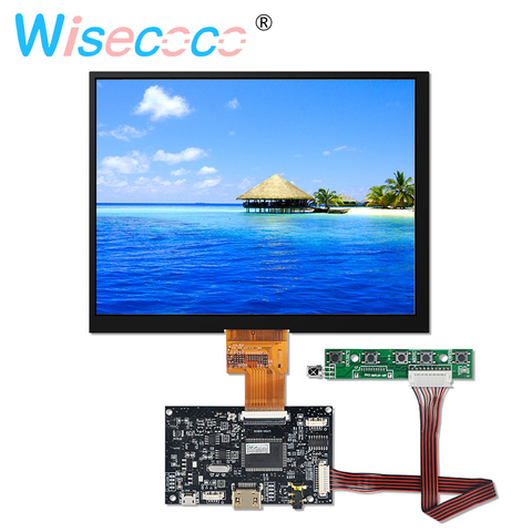 Pantalla de monitor LCD TFT IPS de 8 