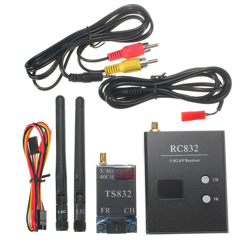 5,8G 600mw 5KM inalámbrico transmisor AV TS832 40CH + RC832 TS5823 TS5828 receptor 48CH para RC Dron de carreras con visión en primera persona ► Foto 1/6