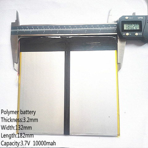 Talk9x-tableta PC u65gt, batería de iones de litio, 3,2x132x182, 3,7 V, 10000 mah, para 32132182 ► Foto 1/4