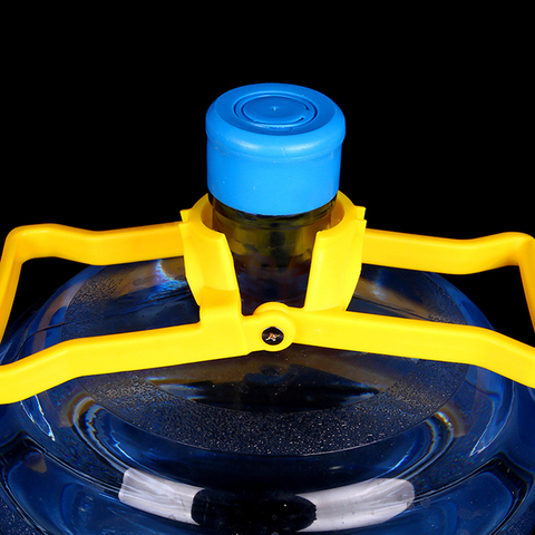 Bolsa de plástico con asa para botellas de agua, Cubo Doble más grueso, ahorrador de energía, portador de elevación, 1 unidad ► Foto 1/6