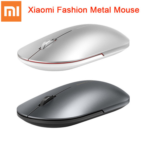 Xiaomi-ratón portátil a la moda, 1000dpi, 2,4 GHz, Bluetooth, enlace óptico, Mini ratón portátil de Metal ► Foto 1/6