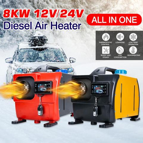 12V 8KW Universal Coche diésel de aire de combustible aparcamiento calentador de todo-en-uno de la máquina para camiones/casa/barcos/Camper Van invierno cálido ► Foto 1/6