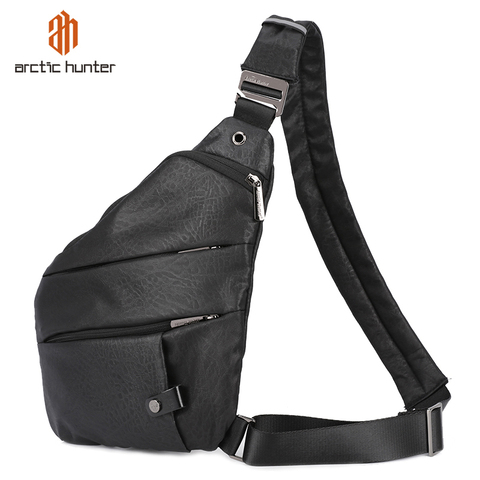 Ártico HUNTER, de marca, para hombre de la bolsa de mensajero bolsas de hombro hombres escondidos en el pecho Pack hombre Retro bolso Cool moto bolso de la honda ► Foto 1/6
