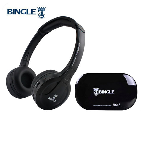 Bingle B616-auriculares estéreo inalámbricos multifunción, auriculares intrauditivos con Radio FM y cable, transmisor para auriculares para MP3, PC, TV y teléfonos ► Foto 1/6