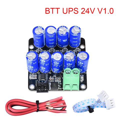 Piezas de impresora 3D, módulo UPS BTT de 24V V1.0, para la impresión continua mientras se apaga, Módulo para Ender 3 SKR V1.3 PRO mini E3, placa de Control ► Foto 1/6