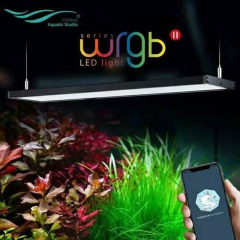 Chihiros-Iluminación LED para acuario, iluminación de plantas acuáticas, espectro completo con controlador de 4 canales como temporizador Sunrise, versión de aplicación, WRGB ► Foto 1/6