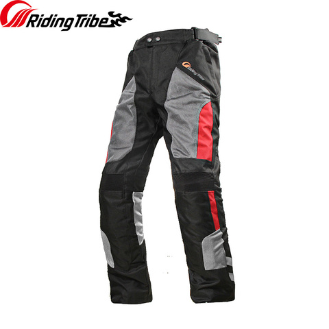 Pantalones de moto impermeables para montar en moto, ropa protectora anticolisión con rodilleras HP-12, para verano e invierno ► Foto 1/6