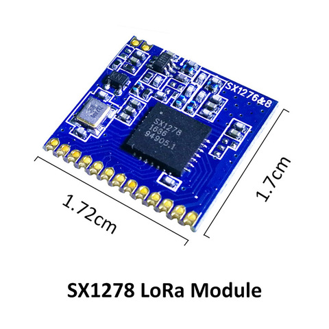 2 piezas de RF LoRa SX1278 chip PM1280 la comunicación a larga distancia receptor y transmisor SPI LORA IOT + 2 piezas 433 Mhz antena ► Foto 1/6