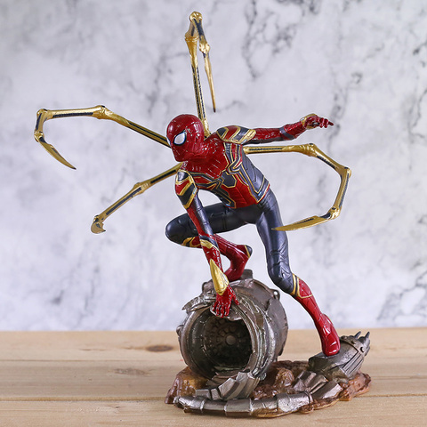 Marvel vengadores Infinity War Iron Spider estatua Spiderman PVC figura de acción de colección modelo juguetes de superhéroes de la muñeca ► Foto 1/6