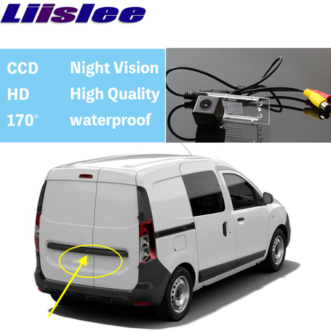 Liislee-cámara de visión trasera inversa para coche Renault, dispositivo de grabación con conector RCA, compatible con Dokker Dacia Nueva Kangoo 2022 ~ 2022 ► Foto 1/6