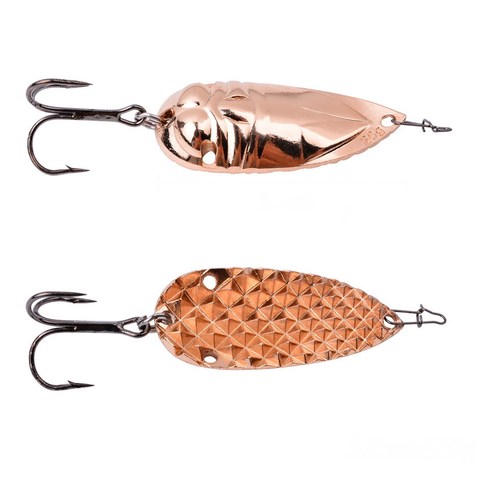 Pesca DD cuchara Spinner cebo 5g - 20g de oro/plata cobre señuelo cuchara para pescar cebo duro de ruido Paillette de cebos ► Foto 1/6