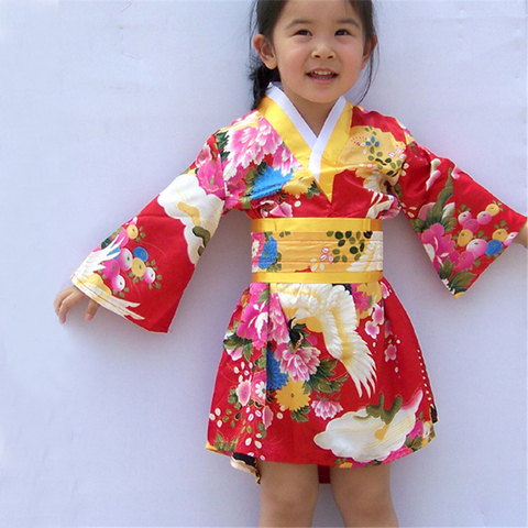 Escritura En Vivo cocinero Vestido Kimono tradicional japonés para niñas recién nacidas, 2-6 años,  regalo de cumpleaños, Spark, traje de Año Nuevo de lujo, Yukata - Historial  de precios y revisión | Vendedor de AliExpress -