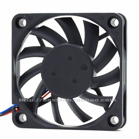 Delta EFB0612HHA 6010 60MM 60x60x10MM ordenador ventilador con cubierta ventilador de enfriamiento de la tarjeta gráfica 12V 0.25A con 3pin 4pin PWM ► Foto 1/3