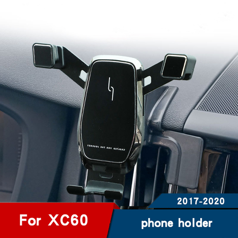 Soporte de teléfono móvil para coche, accesorios de ventilación de modificación interior para Volvo XC60 2022, navegación GPS, 2022 ► Foto 1/6