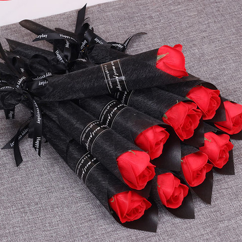 2 uds. De regalo para enamorados, novio, regalo del Día de San Valentín, jabón de flores, regalos de boda para invitados, regalo de damas de honor, favores de fiesta ► Foto 1/6