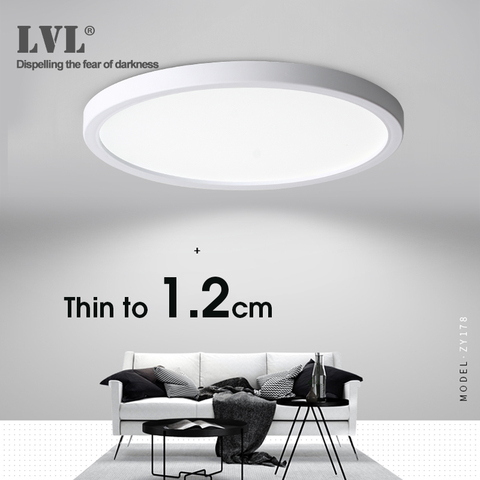 Luz de techo LED 6W 9W 13W 18W 24W lámpara de techo de superficie moderna AC85-265V para Cocina baño dormitorio lámparas ► Foto 1/6