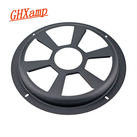 GHXAMP, rejilla de 8 pulgadas para altavoz de subgraves para coche, cubierta protectora para coche, Woofer de Audio negro, plancha mate, 1 unidad ► Foto 1/6